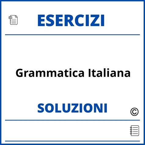 esercizi analisi grammaticale online|esercizi di grammatica italiana pdf.